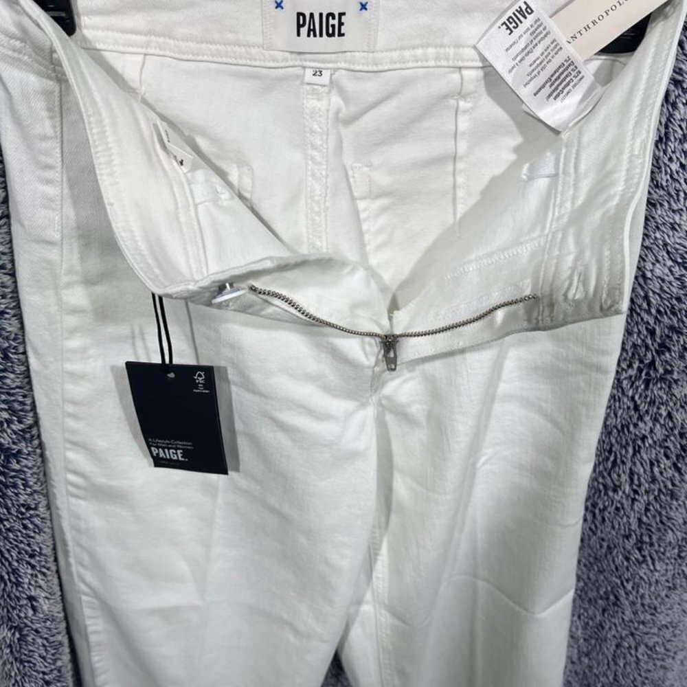 NWT Paige Nellie Mid-Rise Cropped Culottes - Picture 3 of 5